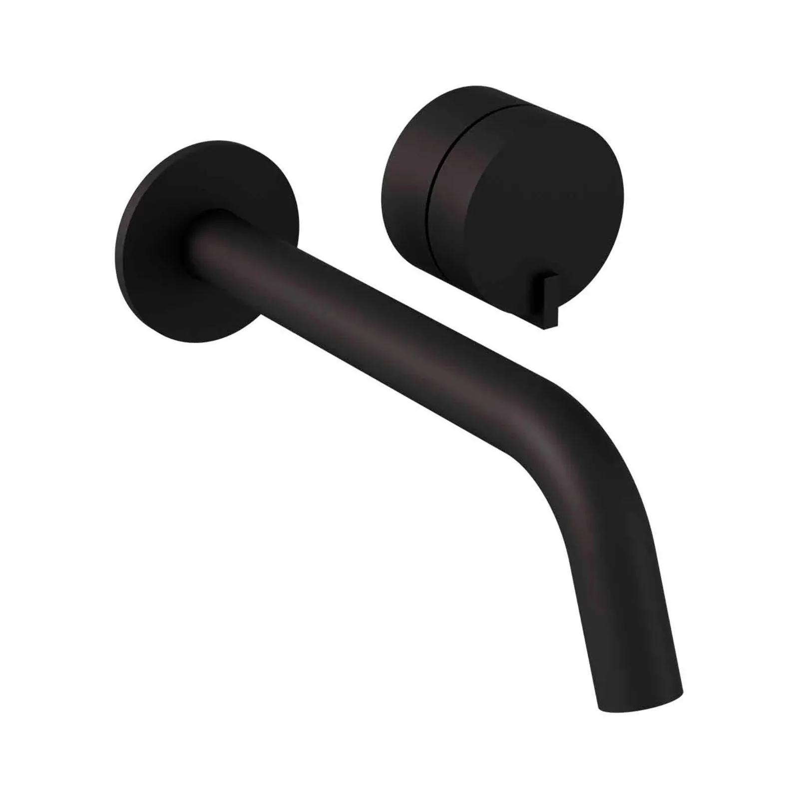Monocomando de Parede Doka Quantum com Bica 220mm Black Matte