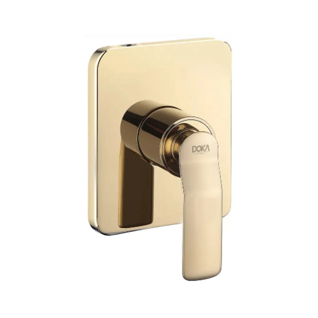 Acabamento Monocomando Para Chuveiro Gold Base Docol Doka Rainbow