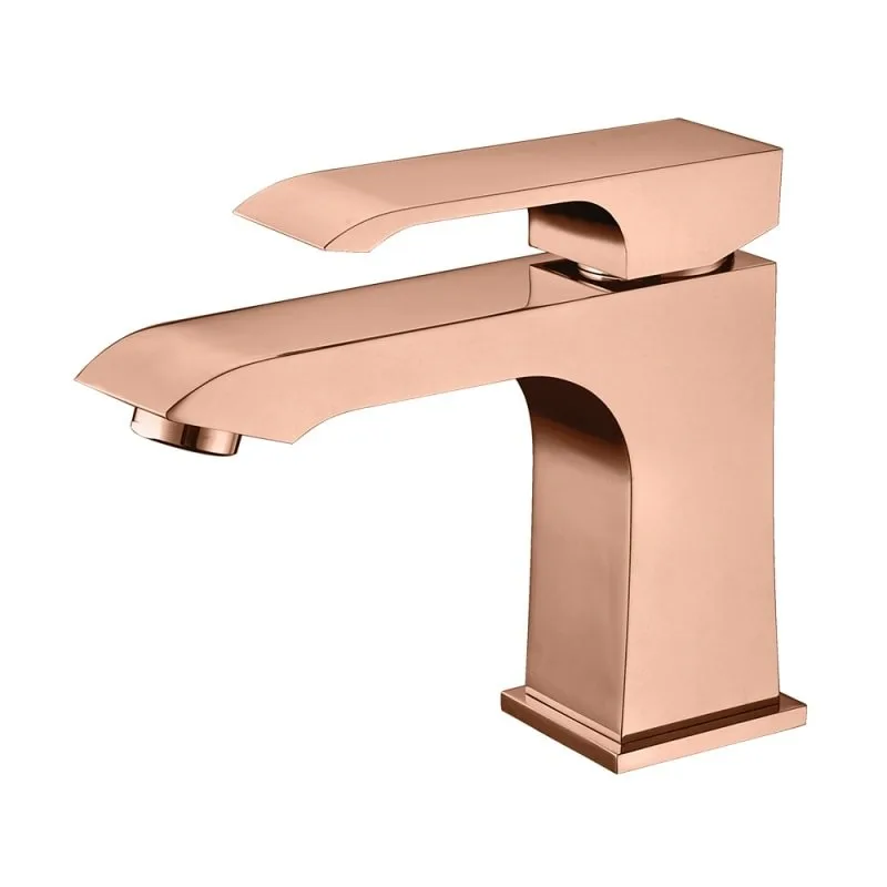 Monocomando para banheiro Rosé Gold