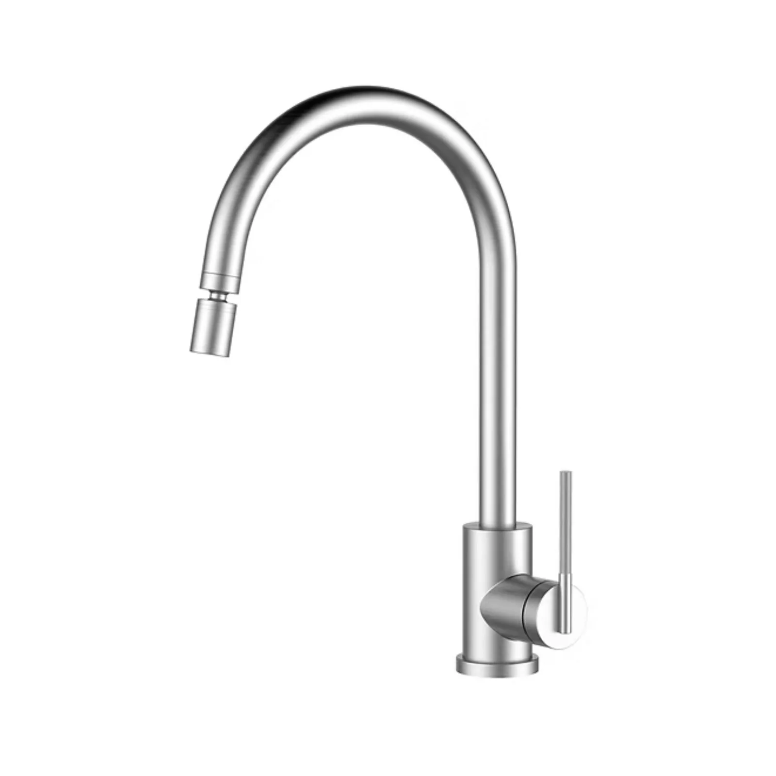 Monocomando Para Cozinha Aço Escovado Lexxa Bagno Boll