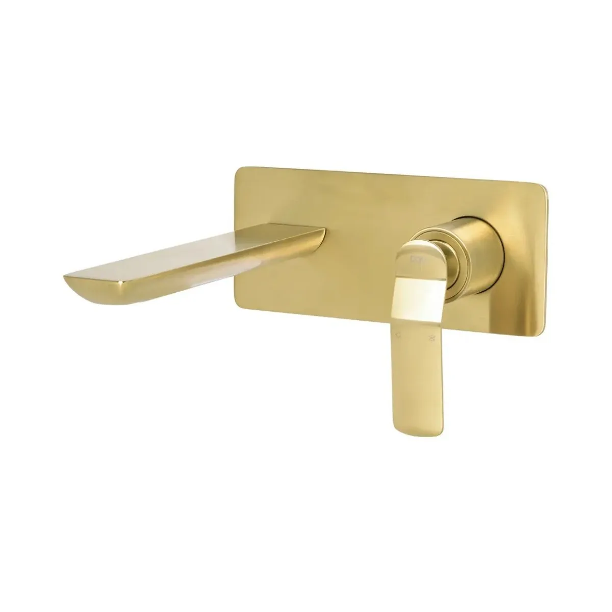 Monocomando de Parede para Banheiro Brushed Gold Deca Rainbow