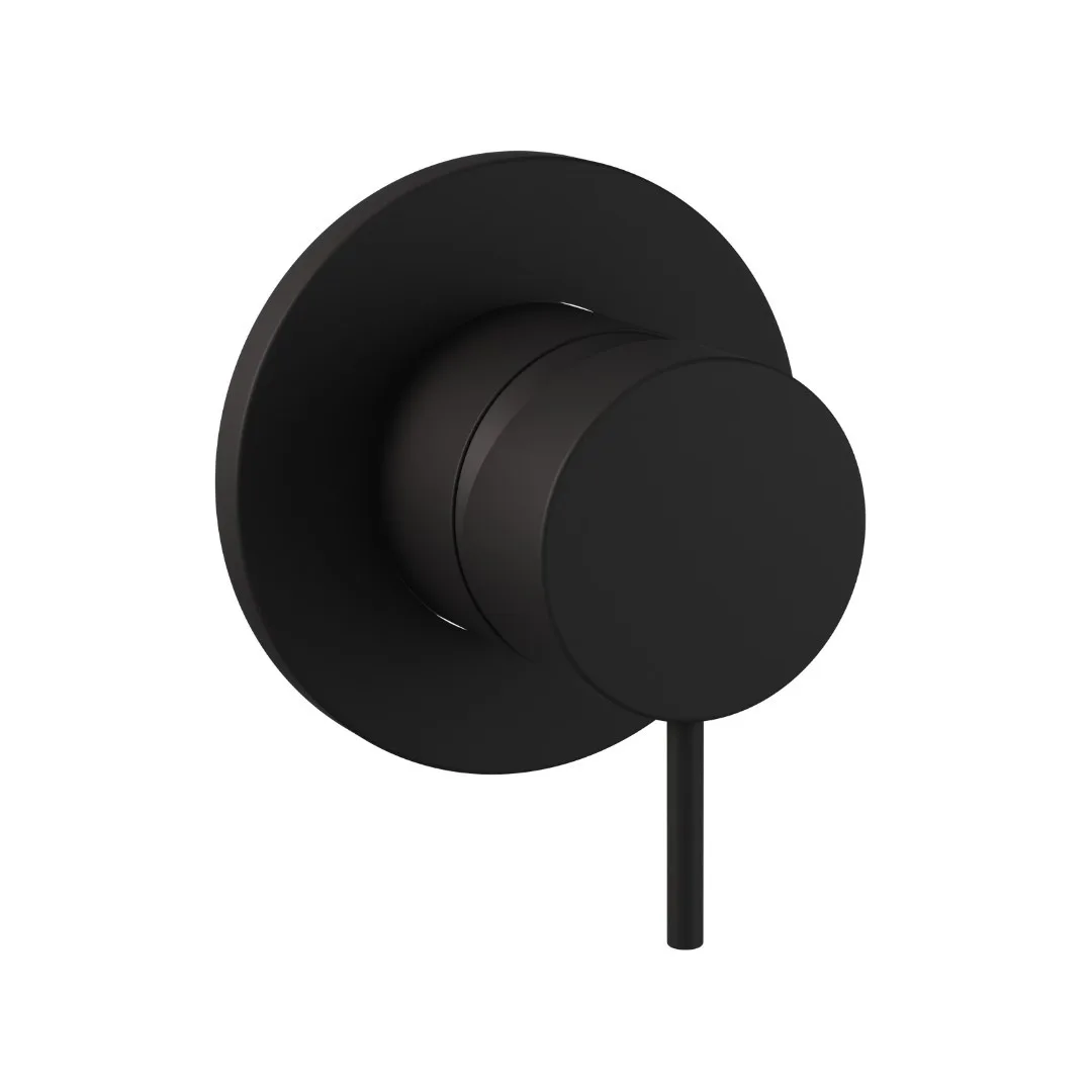 Monocomando De Parede Para Chuveiro e Banheira Matt Black Doka Loop
