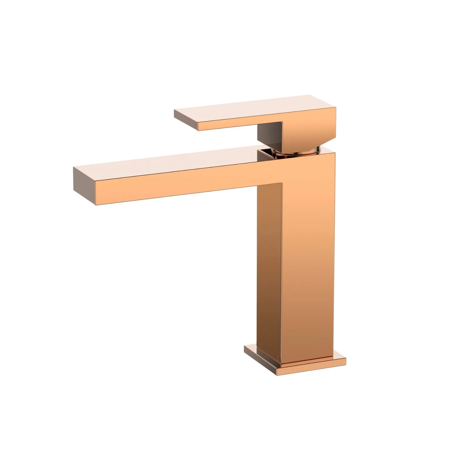 Monocomando de Bancada Para Banheiro Bica Baixa Rose Gold Dax Havel