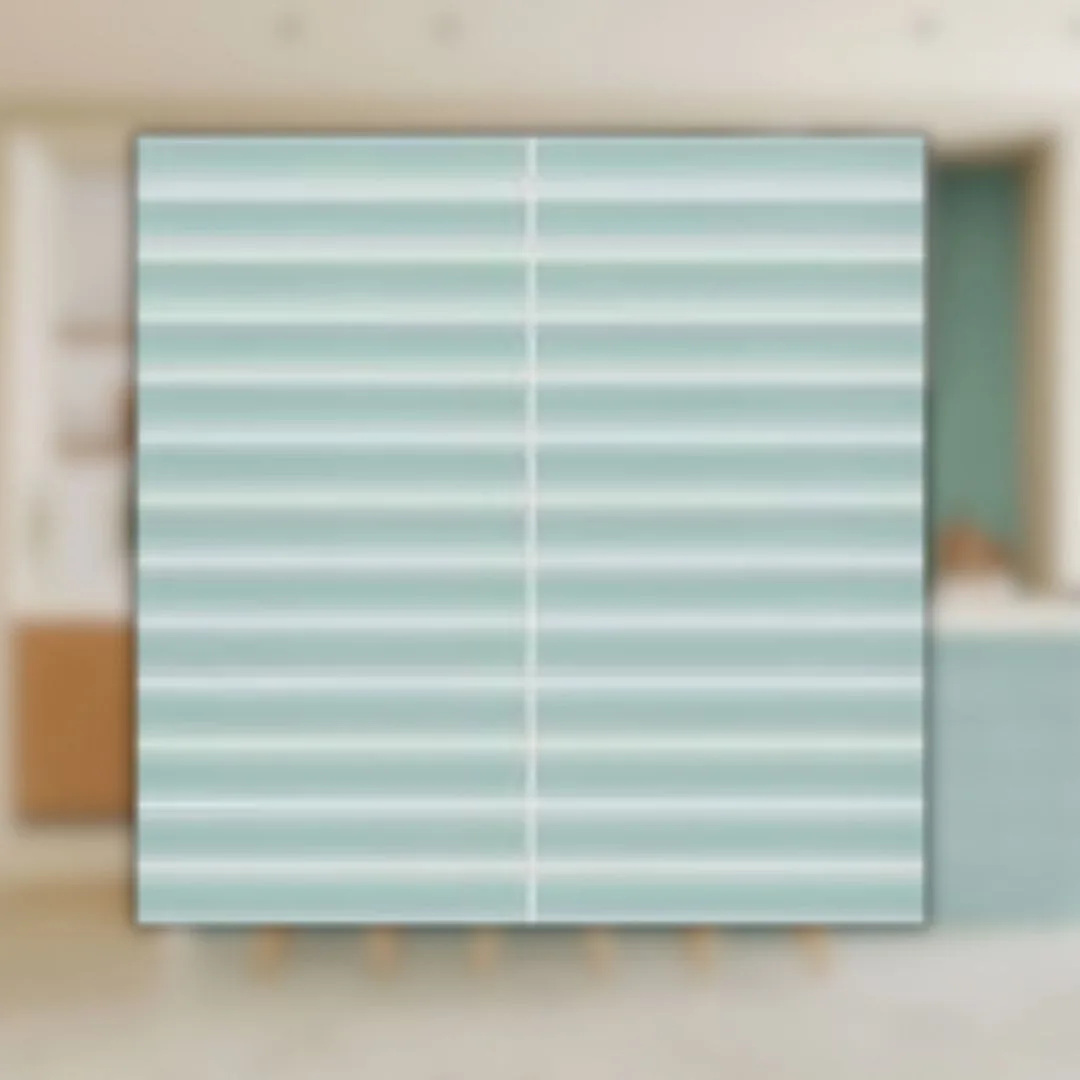 Mosaico Azul Matte 30x30 Portinari Fillet Bl Bold "A"