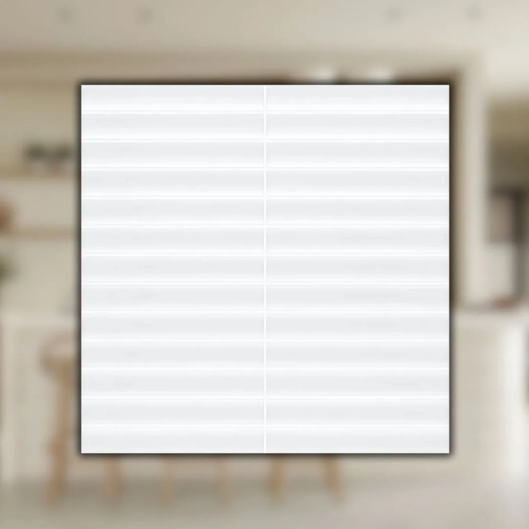 Mosaico Branco Matte 30x30 Portinari Fillet Wh Bold "A"