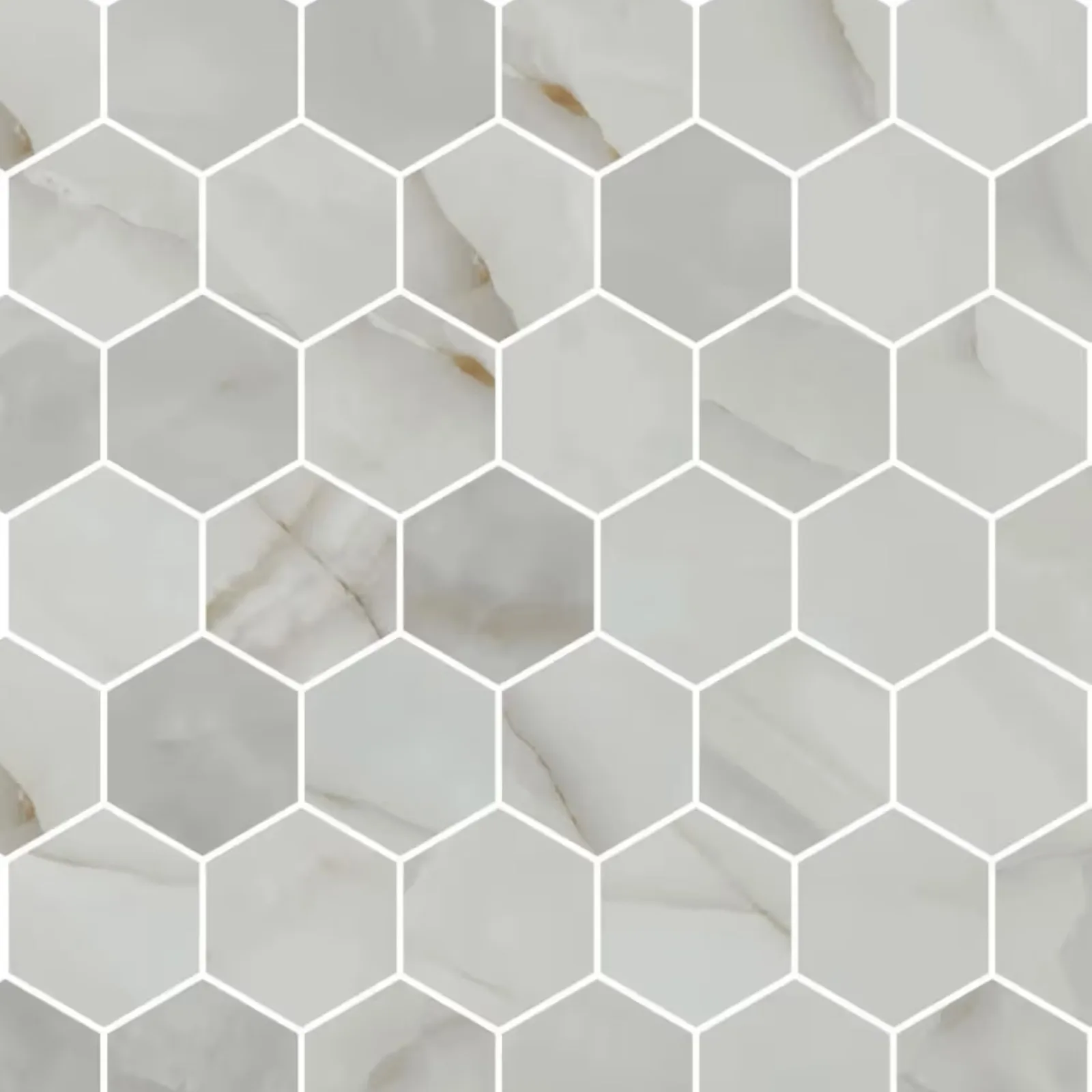 Mosaico Eliane Onix Cristal T3000 Hex Polido 30x30