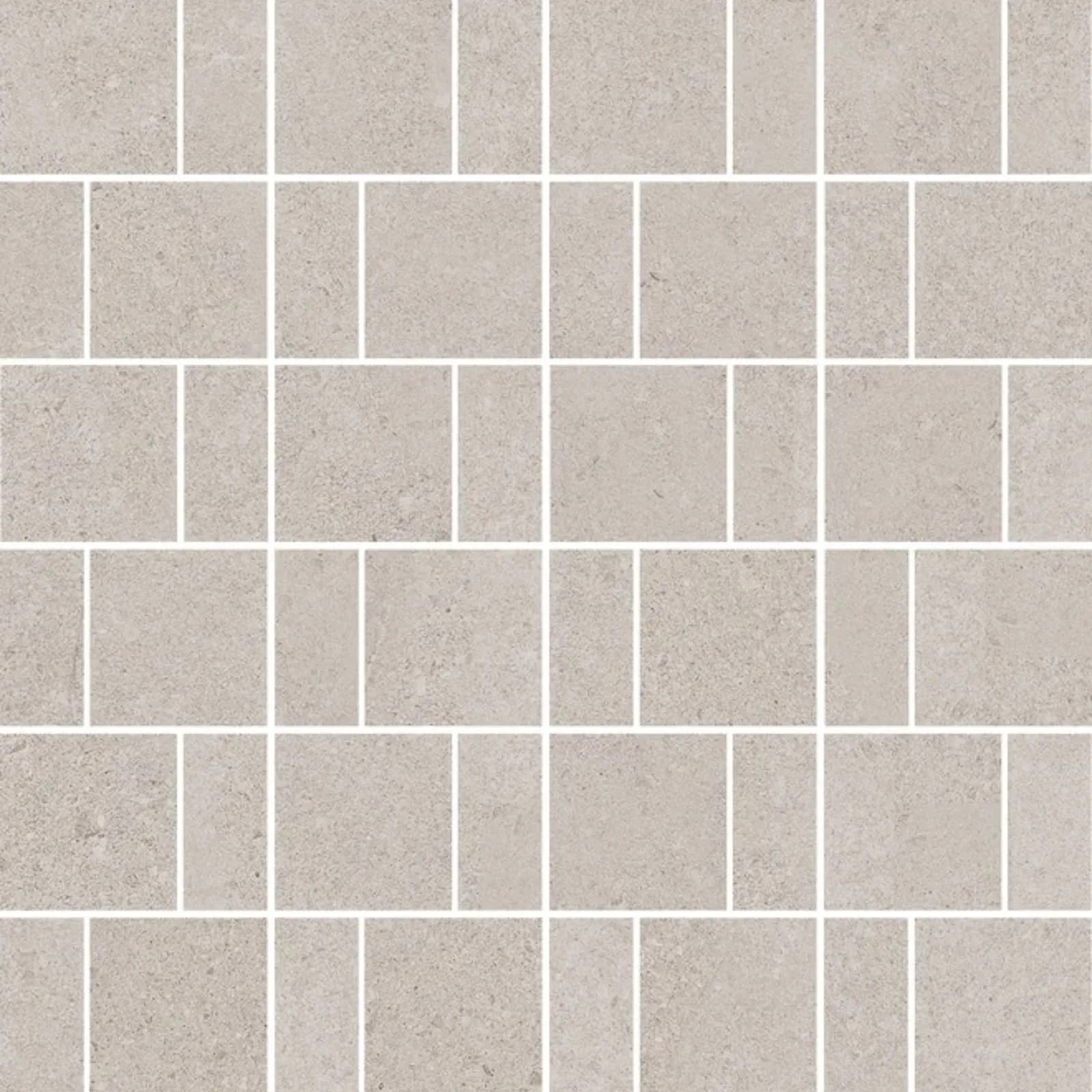 Mosaico Off White Natural 30x30 PortoBello Rhythm Thera