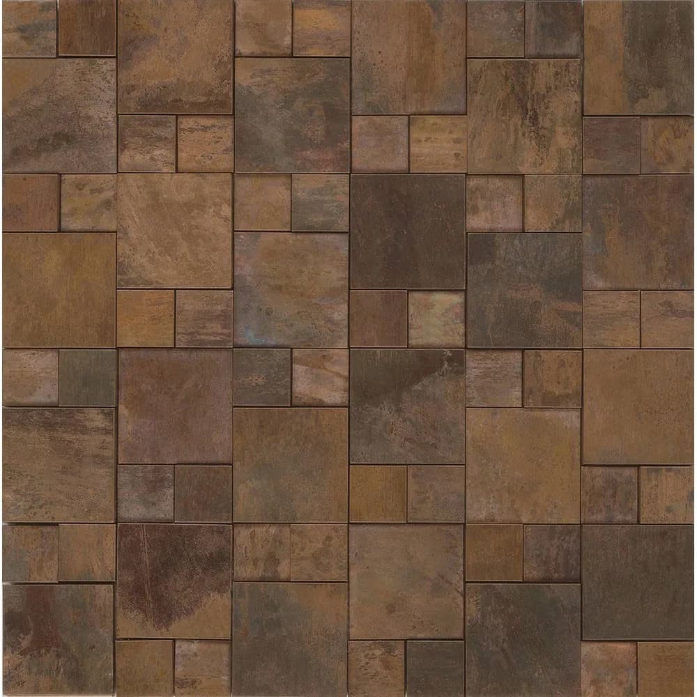Mosaico Roca Malla Corten Oxi 30,3x30,3