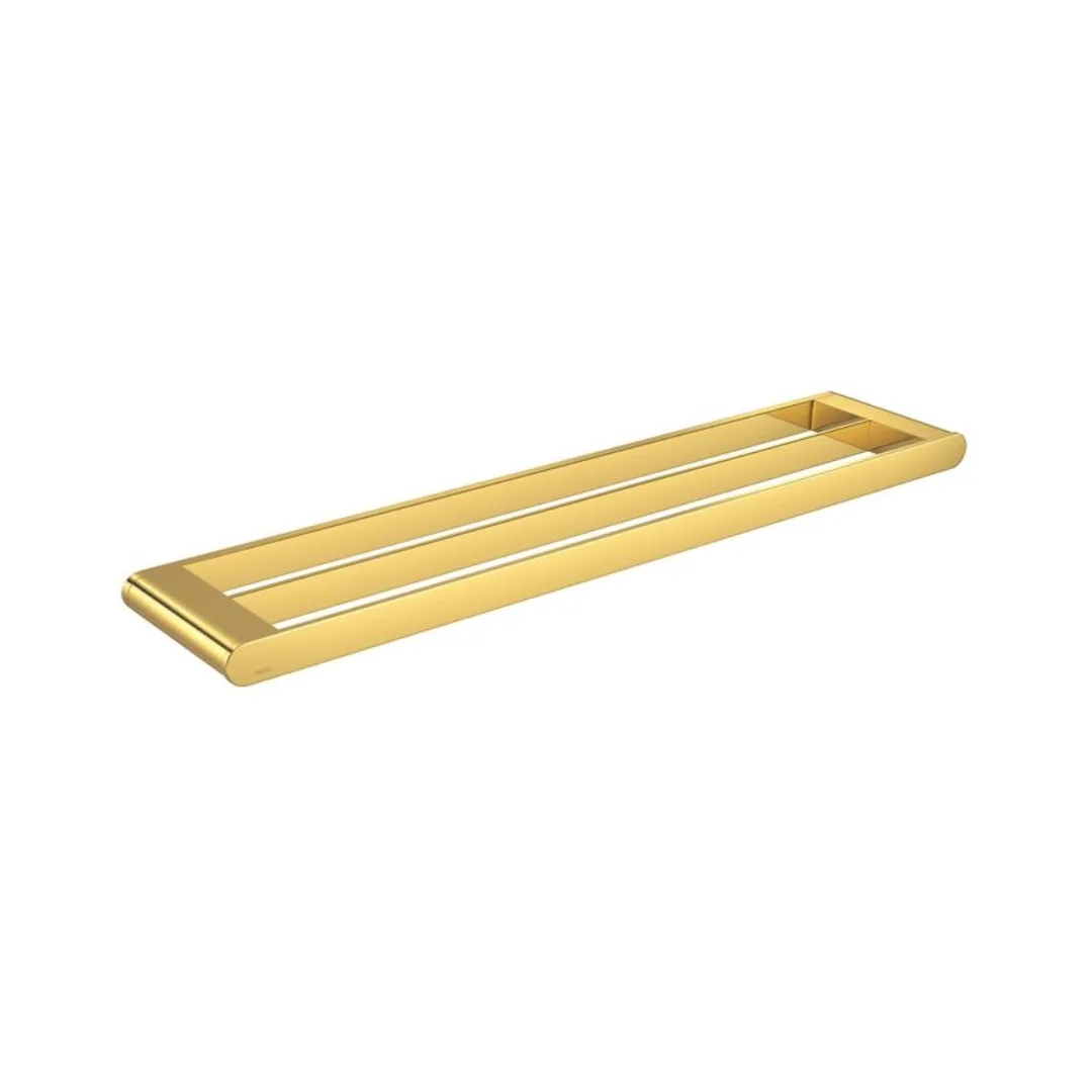 Porta Toalha com Barra Dupla Gold Deca Versa