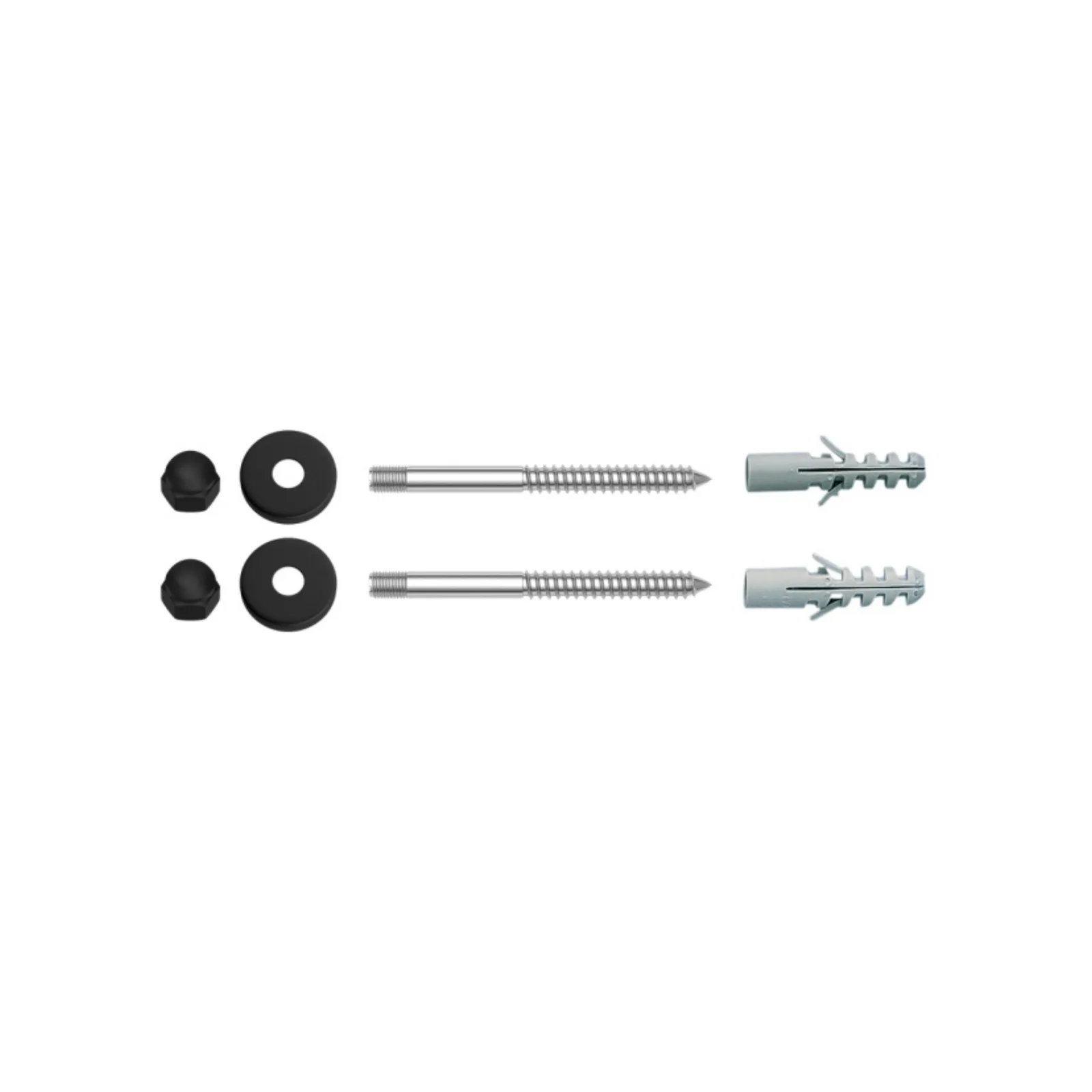 Parafusos para Fixação de Bacias e Bides Black Matte Deca