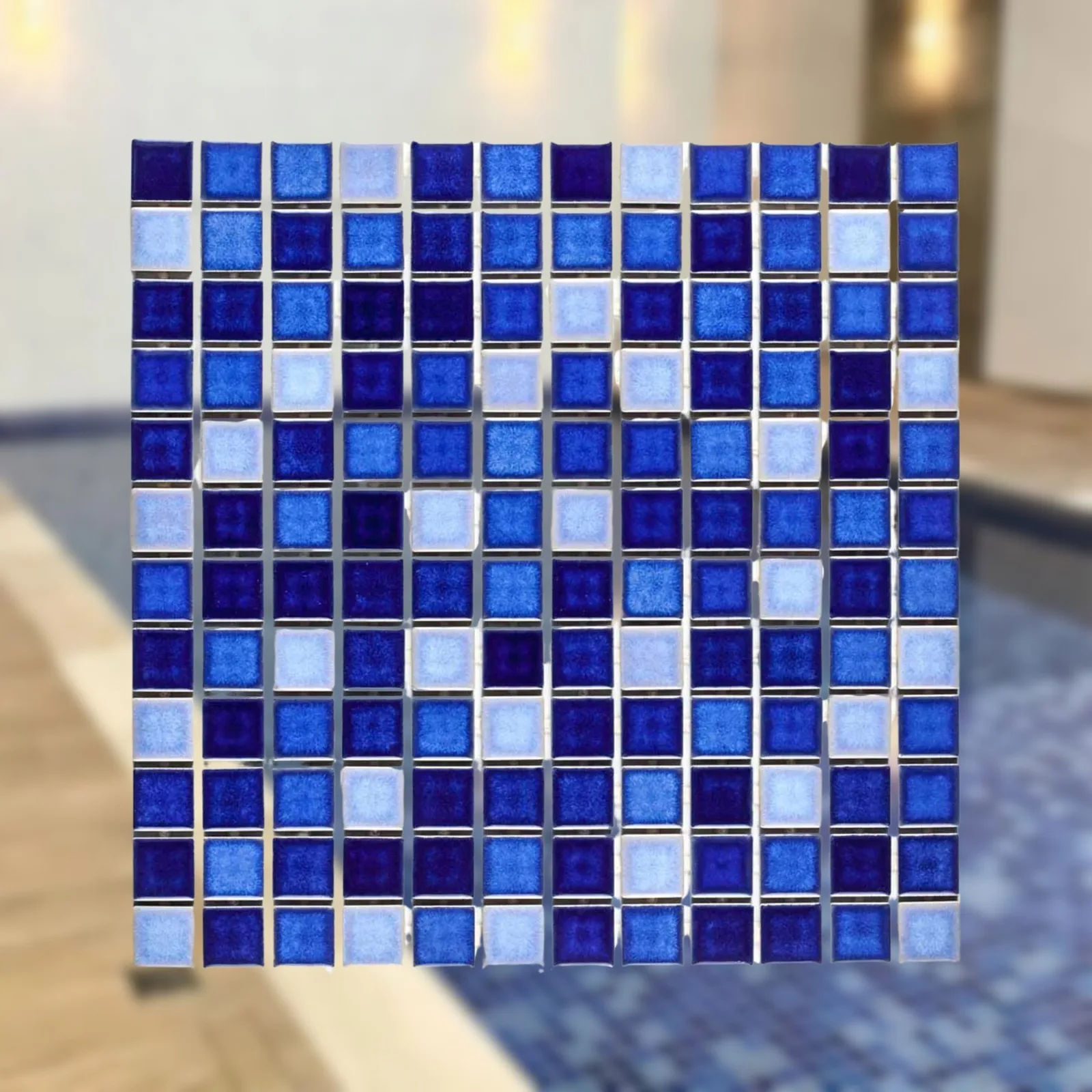 Pastilha Atlas Esmaltada Me14860 2,5x2,5 Caixa 1,64m² Blend