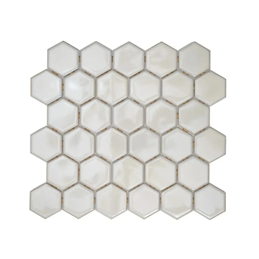 Pastilha Cairu Esmaltada Hexagonal 5,0cm Sg-13329 Atlas