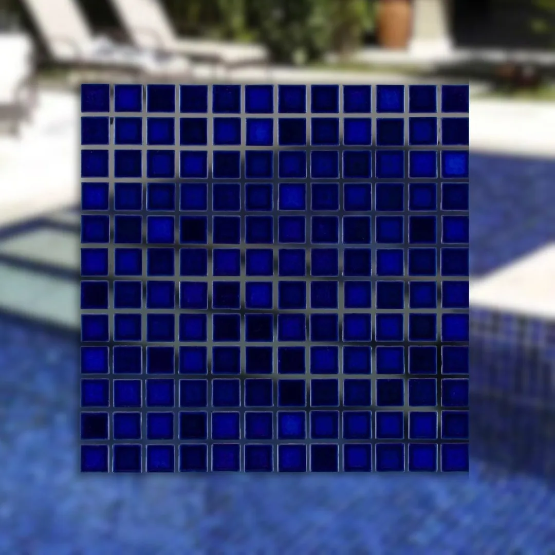Pastilha Azul 2,5x2,5 Atlas Esmaltada Sg8443 Una