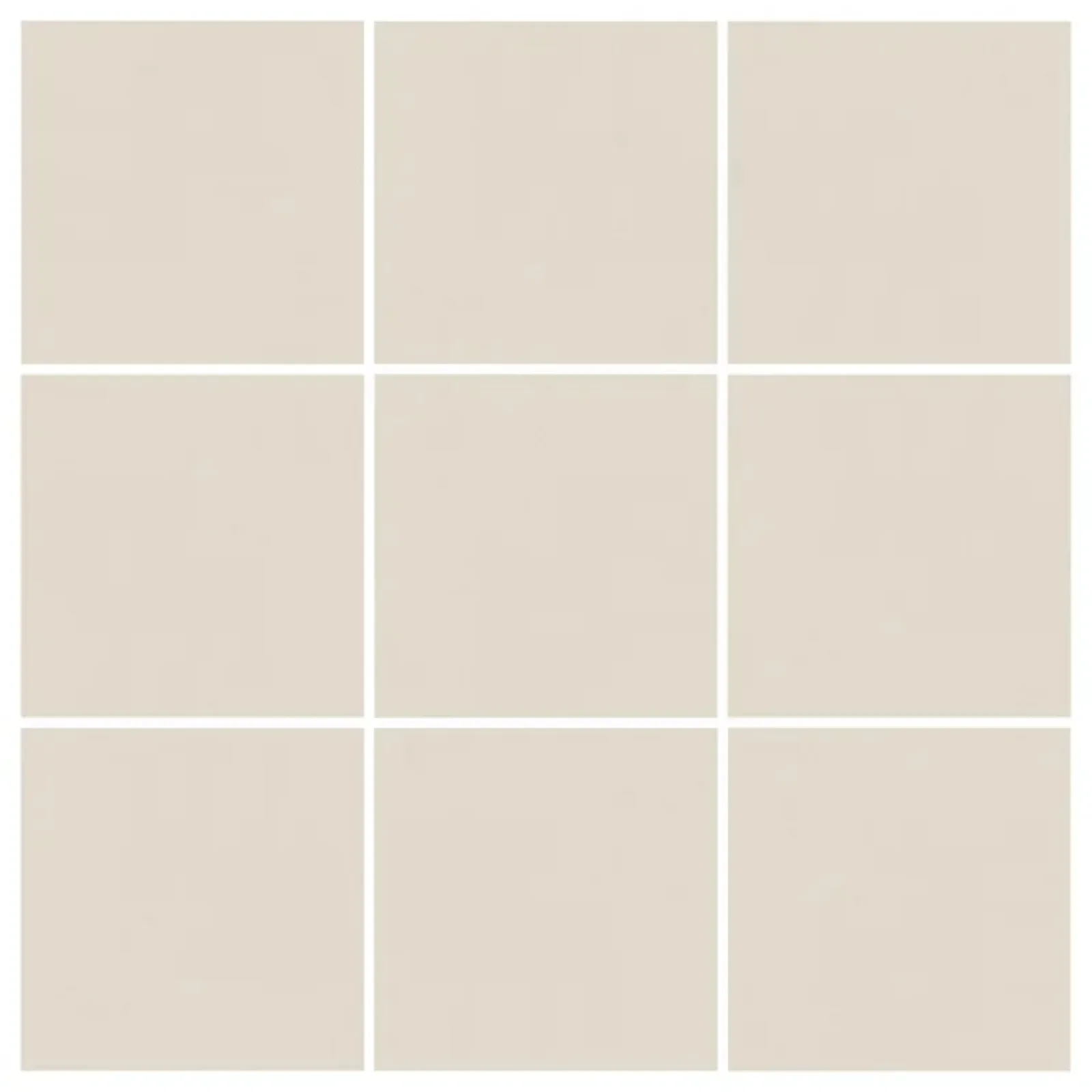 Pastilha Bege Matte 9,5x9,5 Portobello Surfaces Off White FT "A"
