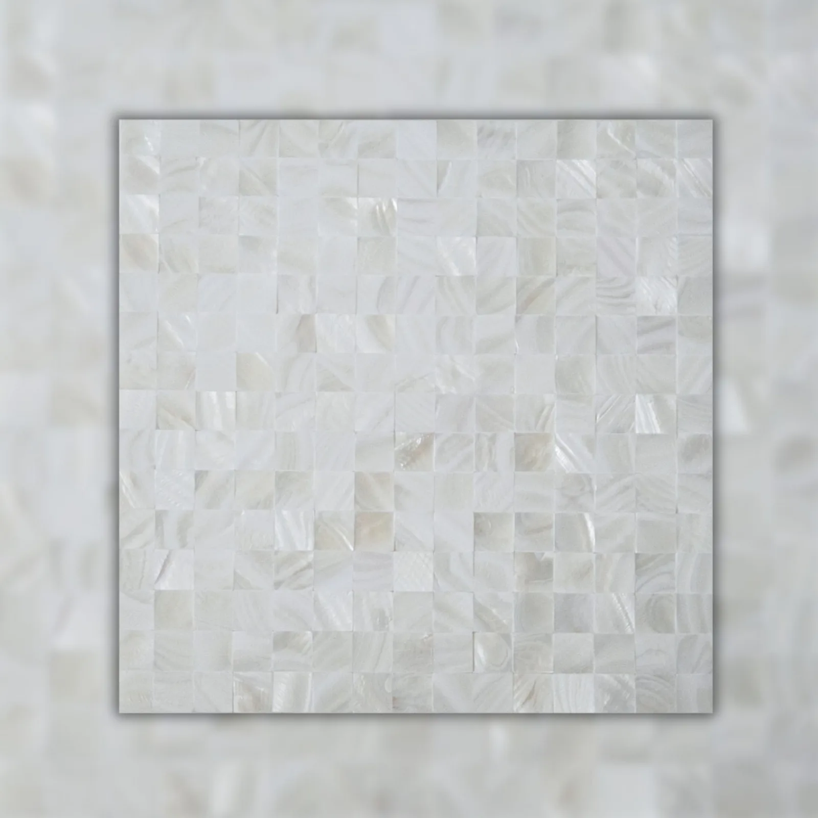 Pastilha Cinza 30x30 Glassmosaic Madreperola "A"
