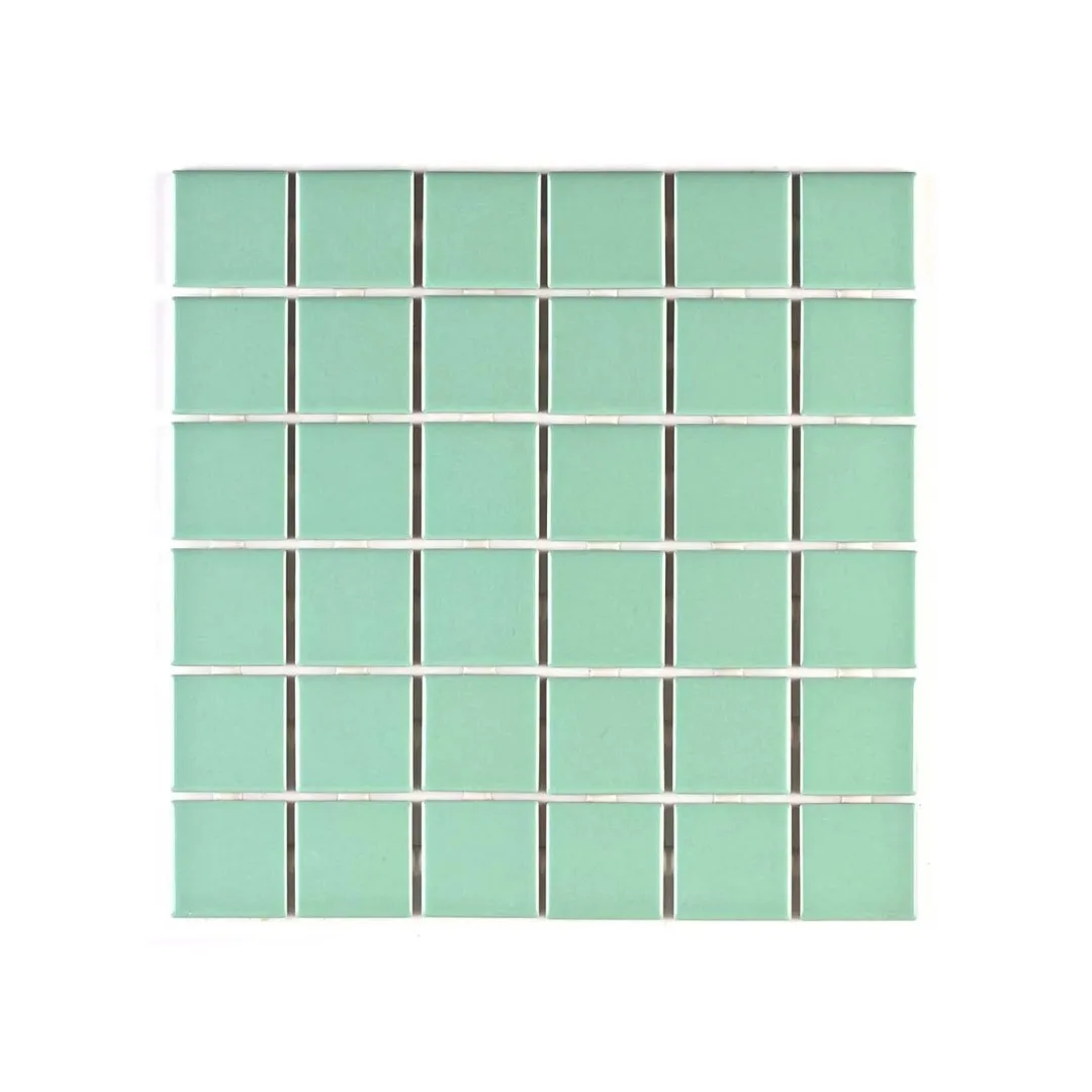 Pastilha De Porcelana Verde 5x5 Atlas Esmaltada B11418 Tejo