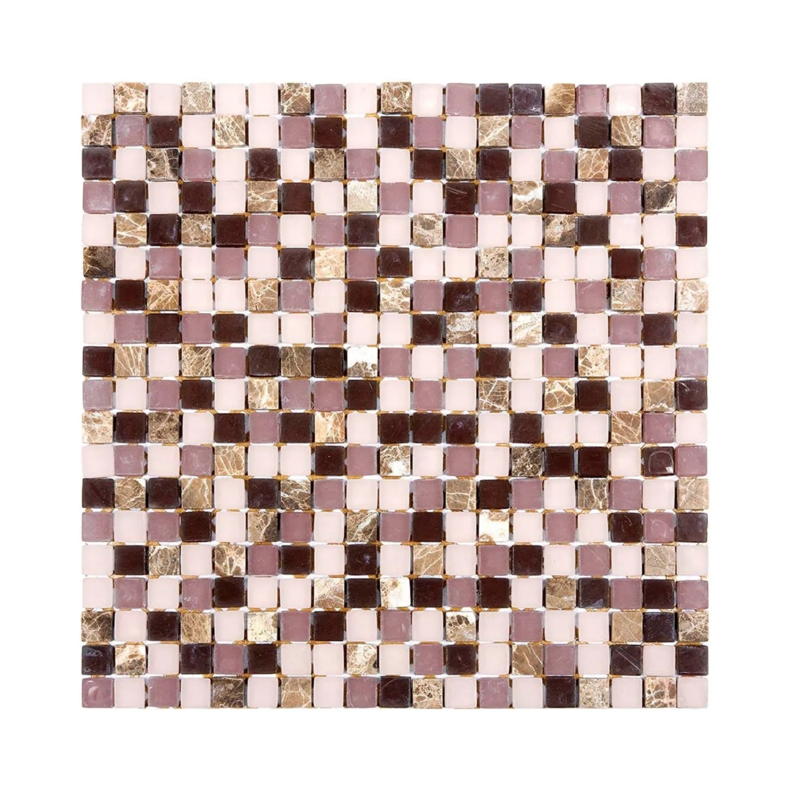 Pastilha Decorativa Lilás 31x31 Glassmosaic Glass Stone Gs502