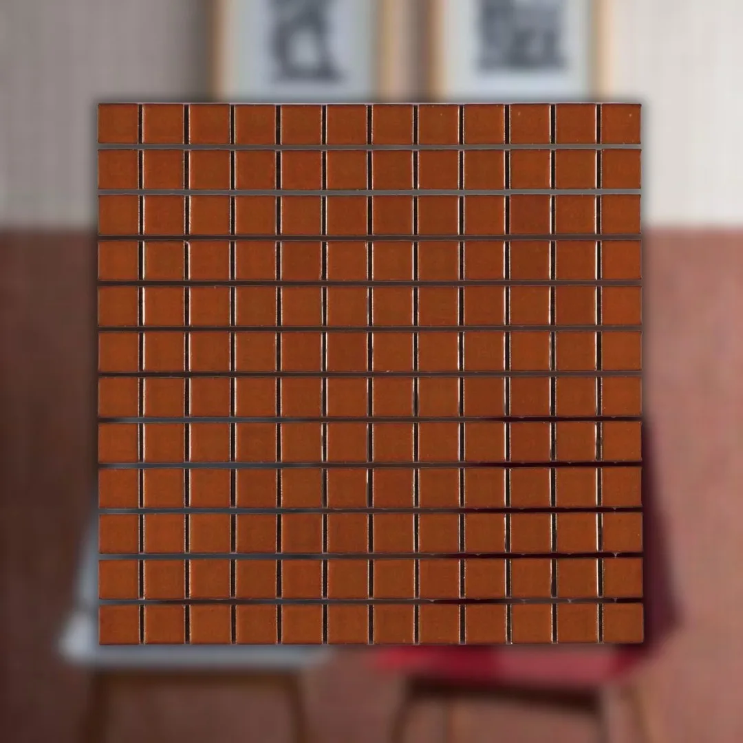 Pastilha Esmaltada Atlas Sg-8409 2,5x2,5 Rubi
