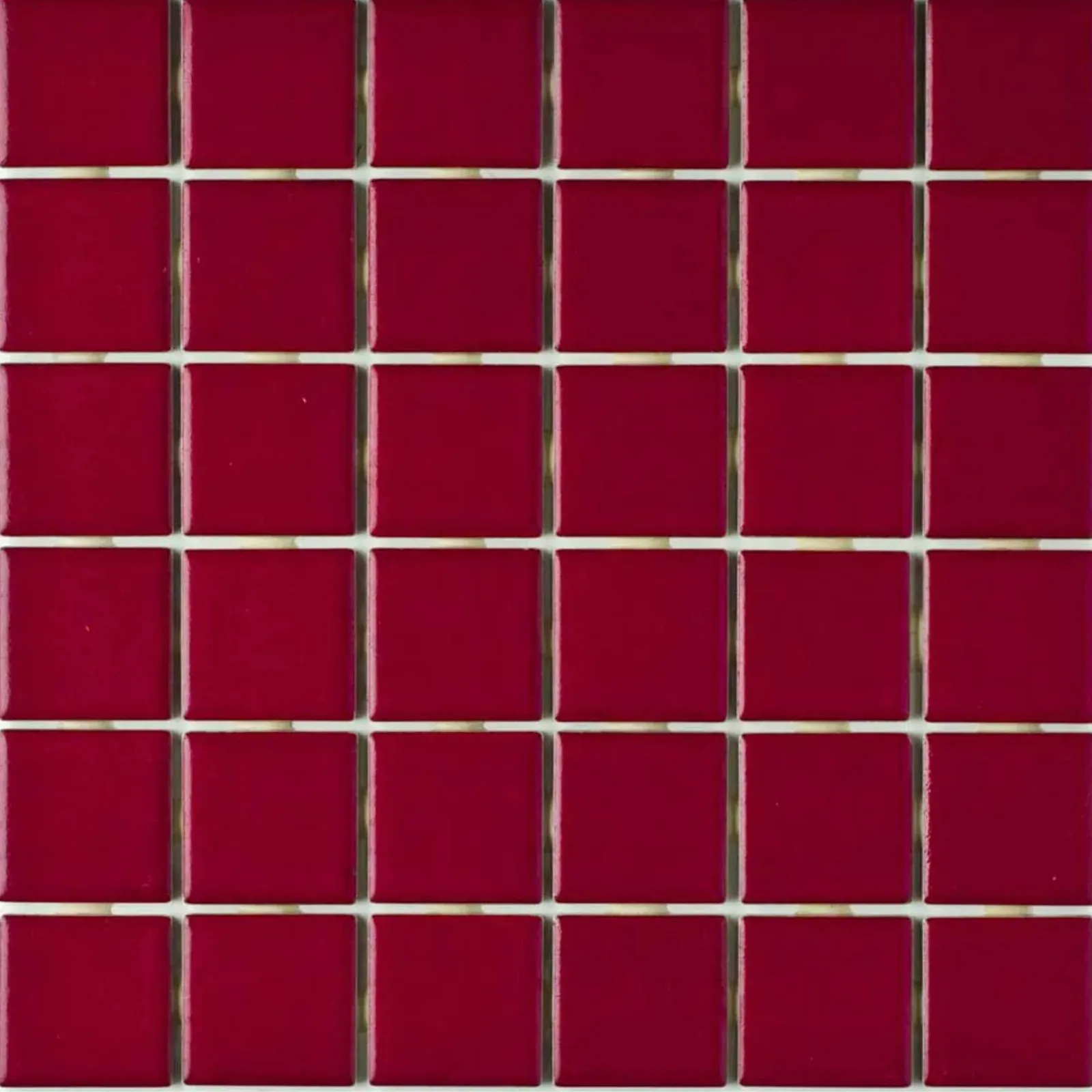 Pastilha Esmaltada Vermelho 5x5 Atlas Sg-8010 Açores