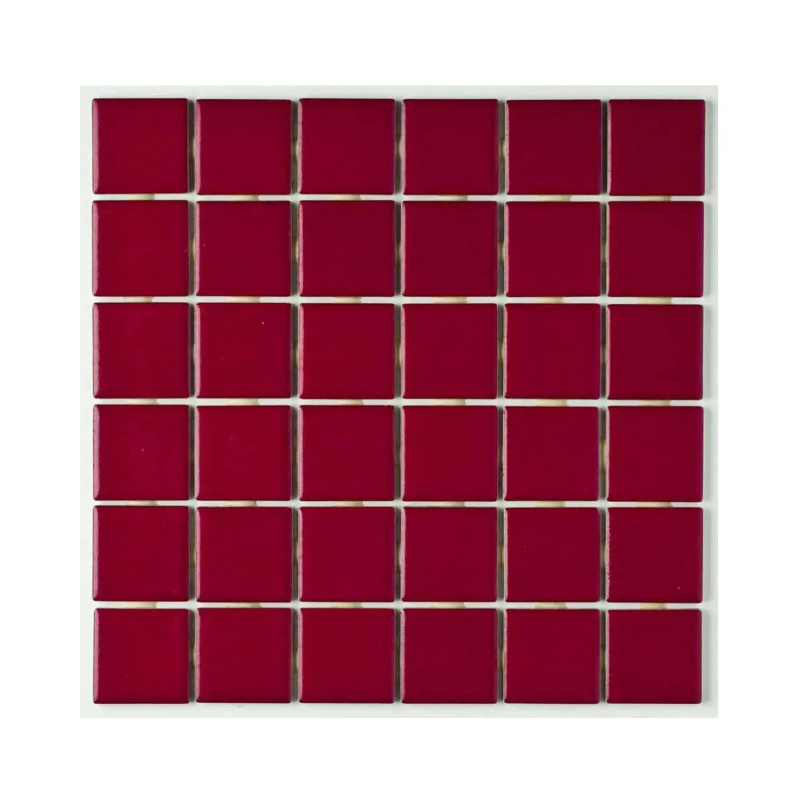 Pastilha Esmaltada Vermelho 5x5 Atlas Sg-8010 Açores