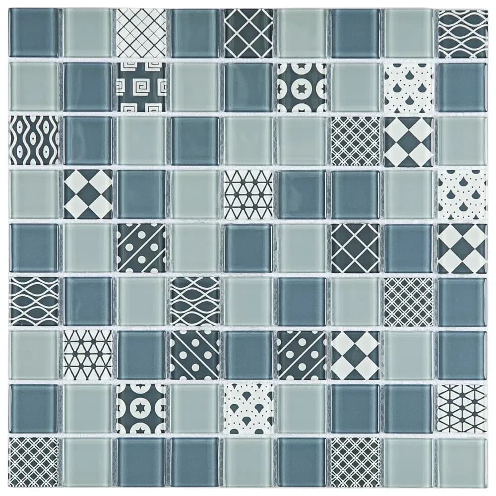 Pastilha Glass Mosaic 30x30 5 peças PW4003
