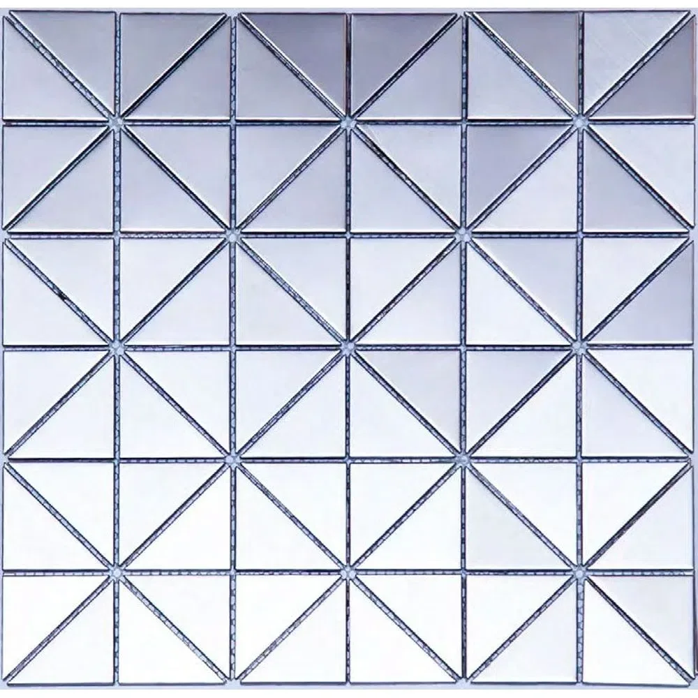 Pastilha Glass Mosaic Silver 30x30