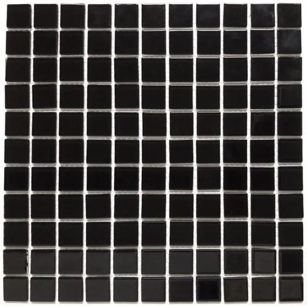 Pastilha Glassmosaic 30x30 Preto