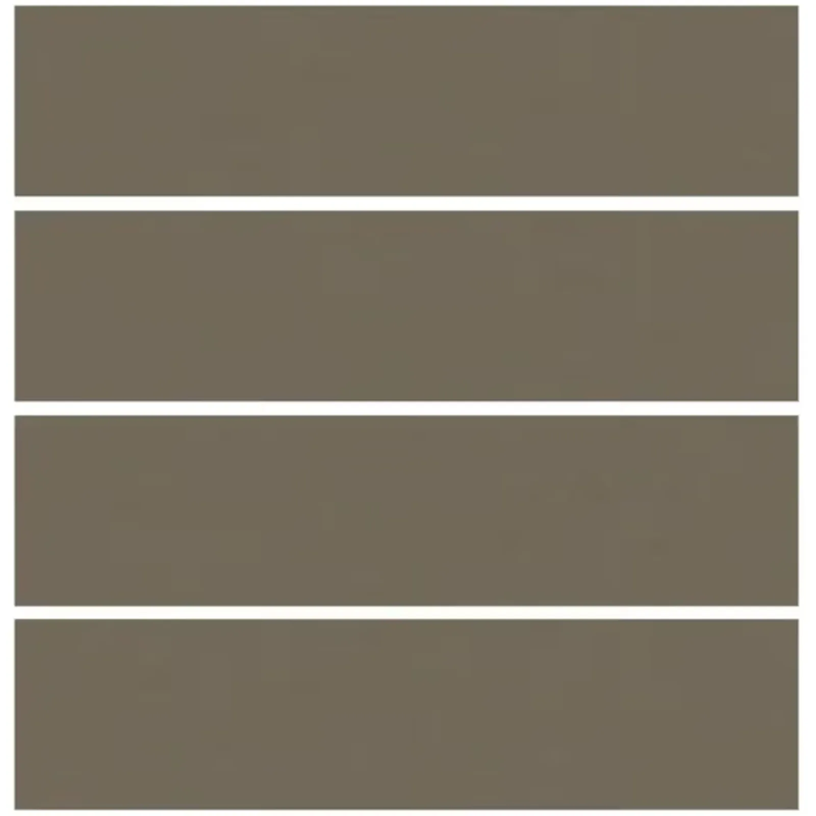 Pastilha Marrom Olive Mate 09x37 Portobello Surfaces Flat "A"
