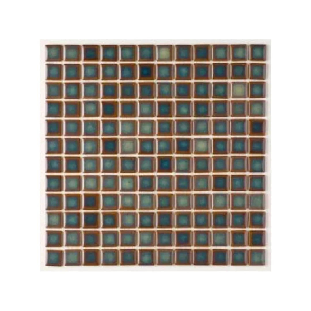 Pastilha De Porcelana Verde 2,5x2,5 Atlas Esmaltada Sg84807 Jade
