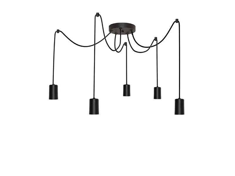Pendente Taschibra Tears 5xE27 Preta