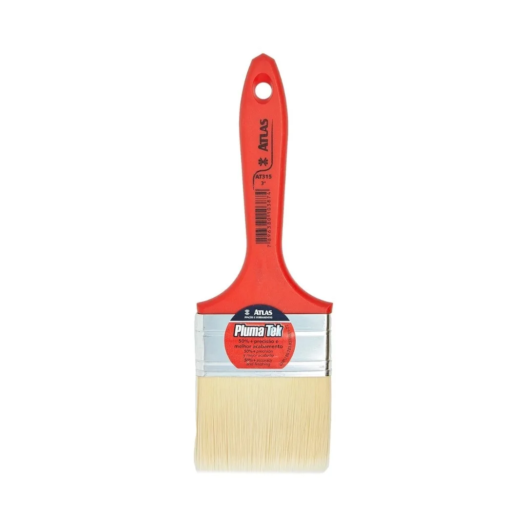 Pincel Atlas Trincha 76mm Vermelho