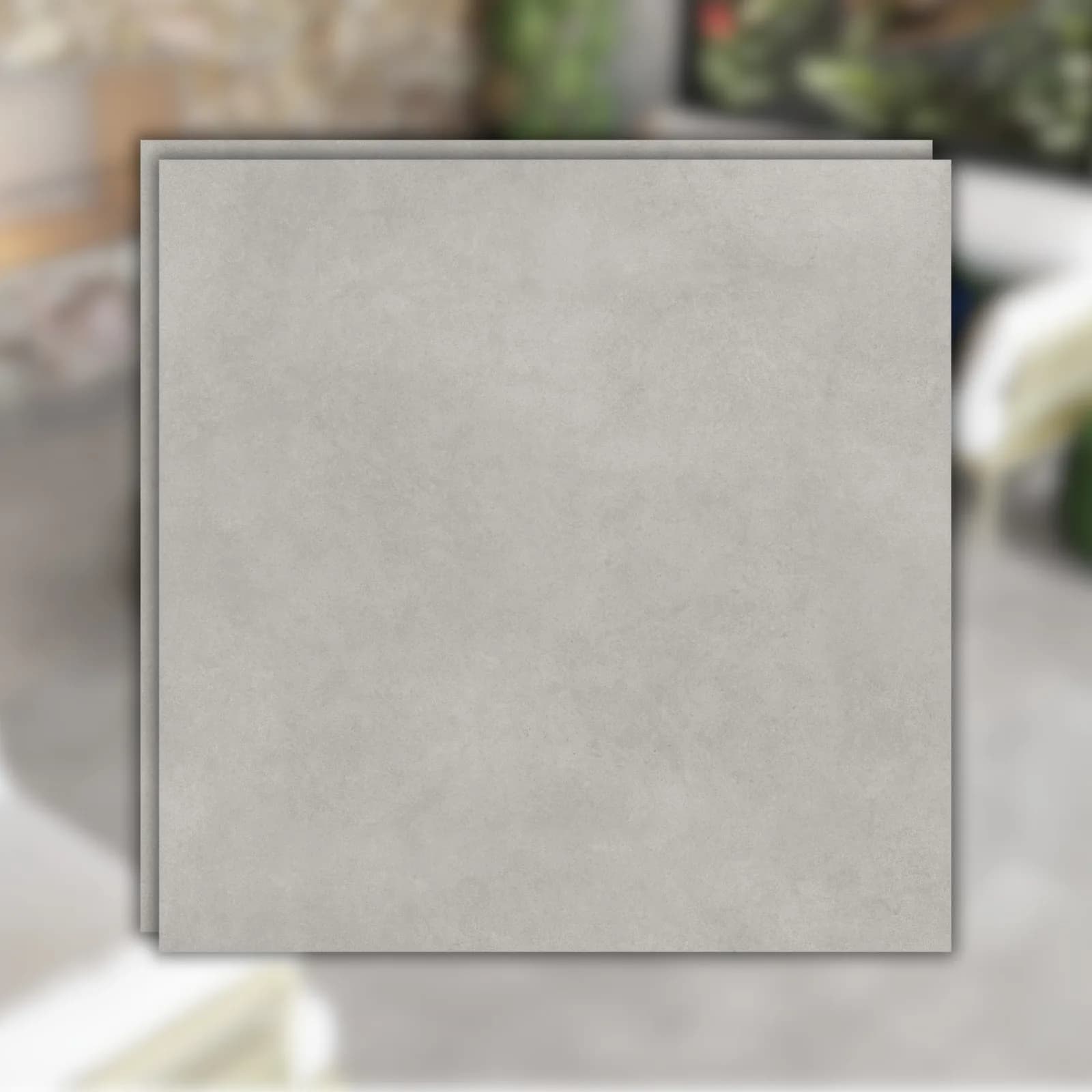 Porcelanato Cinza Acetinado 123x123 Castelli Master Cimentati RET "A"
