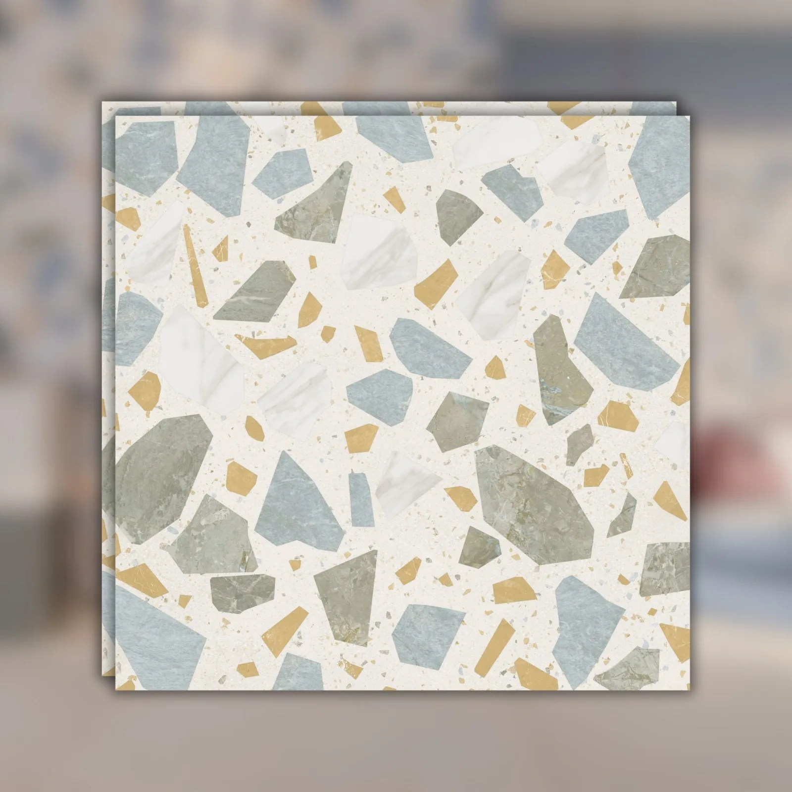 Porcelanato Decorativo Natural 120x120 Ceusa Flakes Mix