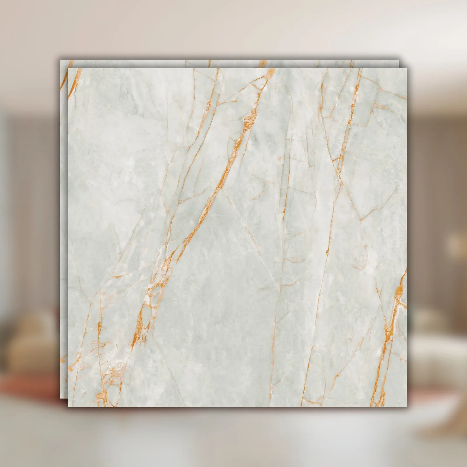 Porcelanato Cinza Polido 120x120 Ceusa Golden Fantasy Sgn RET "A"