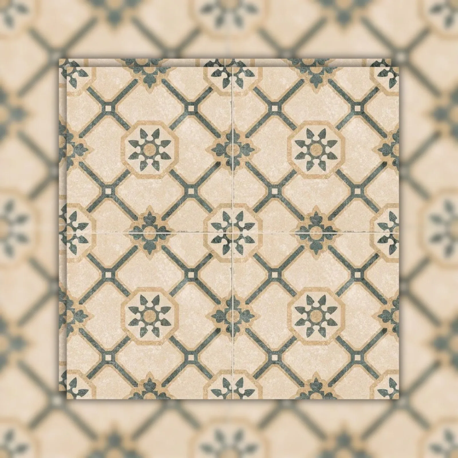 Porcelanato Decorativo 60x60 Ceusa Ladrilho Adriático RET "A"