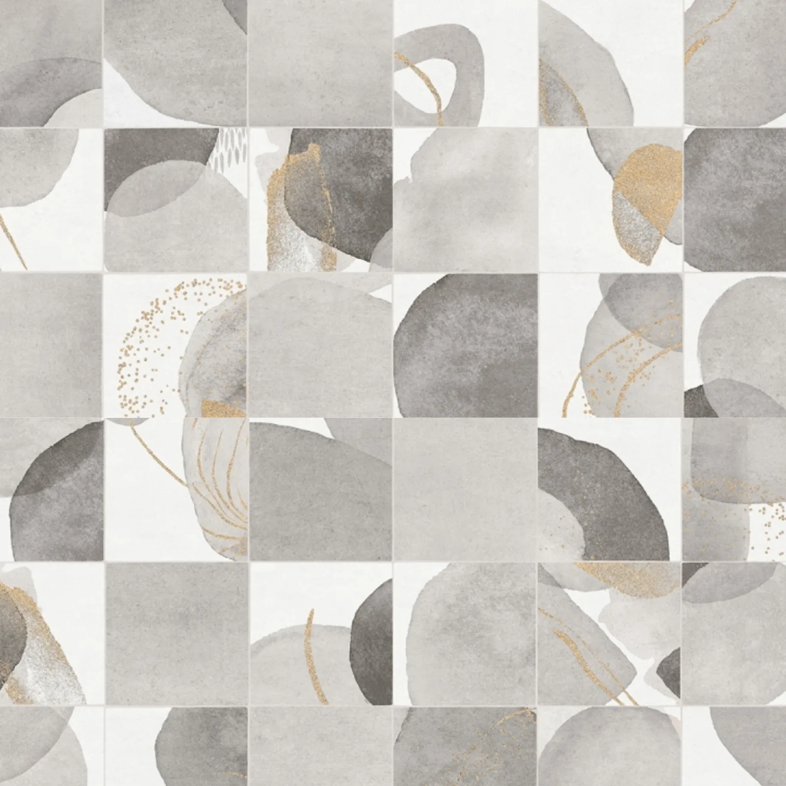 Porcelanato Cinza Decorativo Acetinado 62x121 Damme Artsy Gray RET "A"