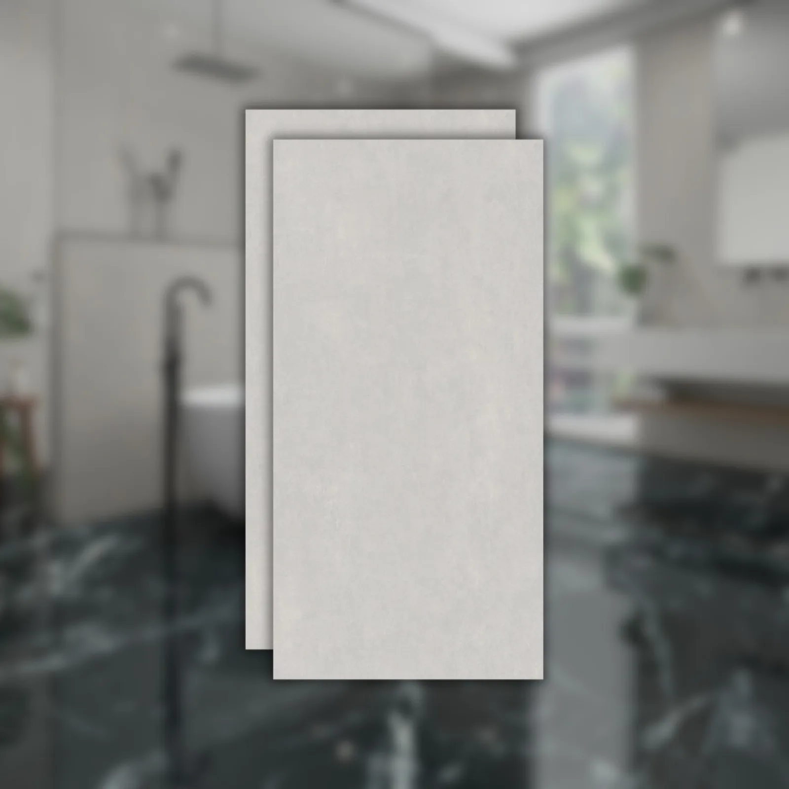 Porcelanato Damme Cimento 62x121 RET "A" Gris Acetinado