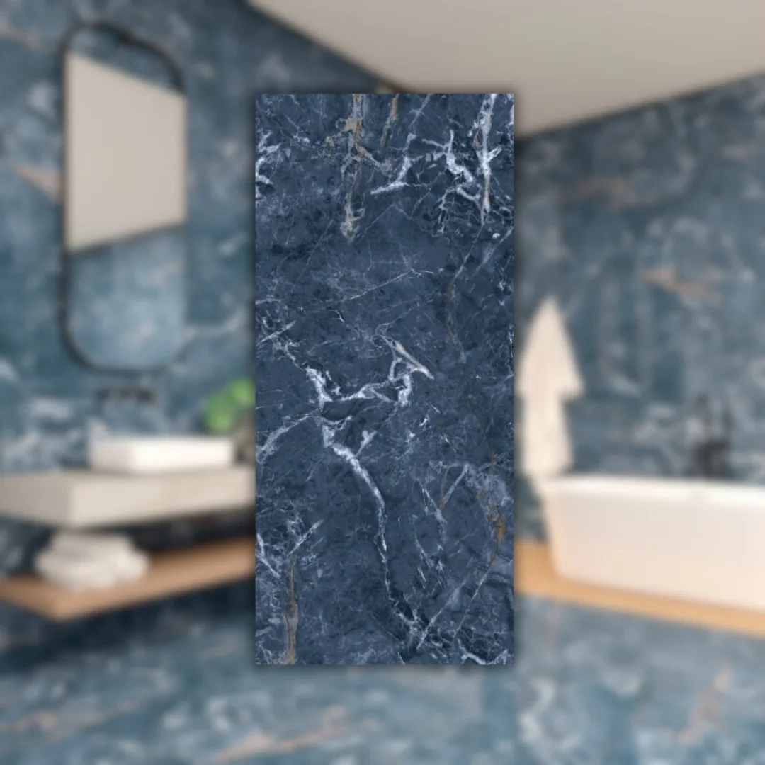 Porcelanato Azul Polido 82x182 Damme Del Mare RET "A"