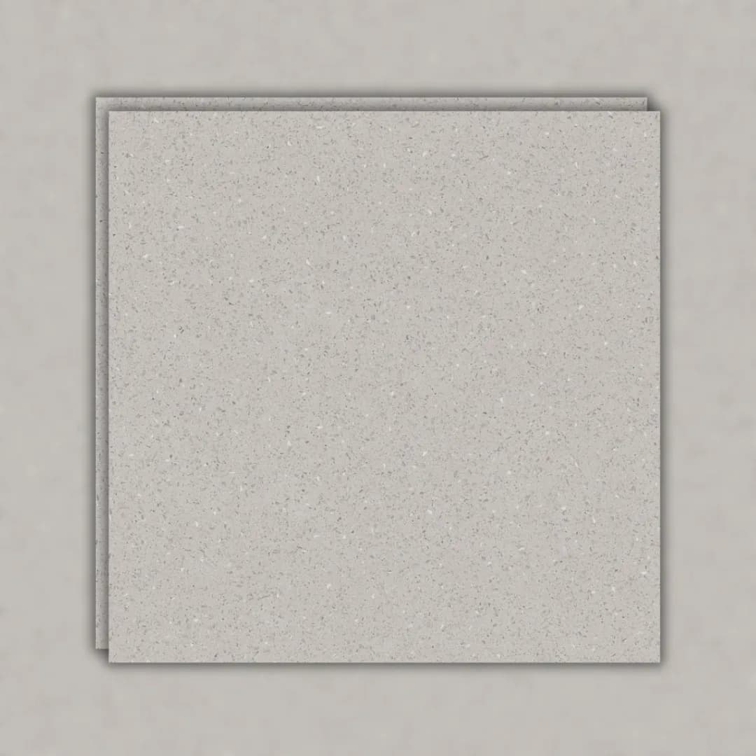 Porcelanato Cinza Acetinado 83x83 Damme Ice Snow RET "A"