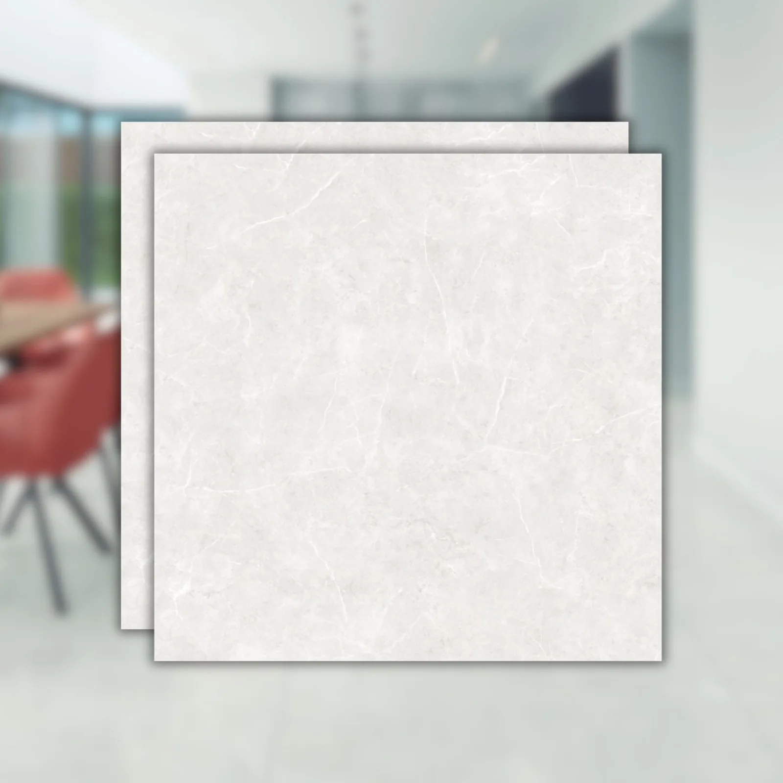 Porcelanato Acetinado Damme Magdal Ice 121x121 RET "A"