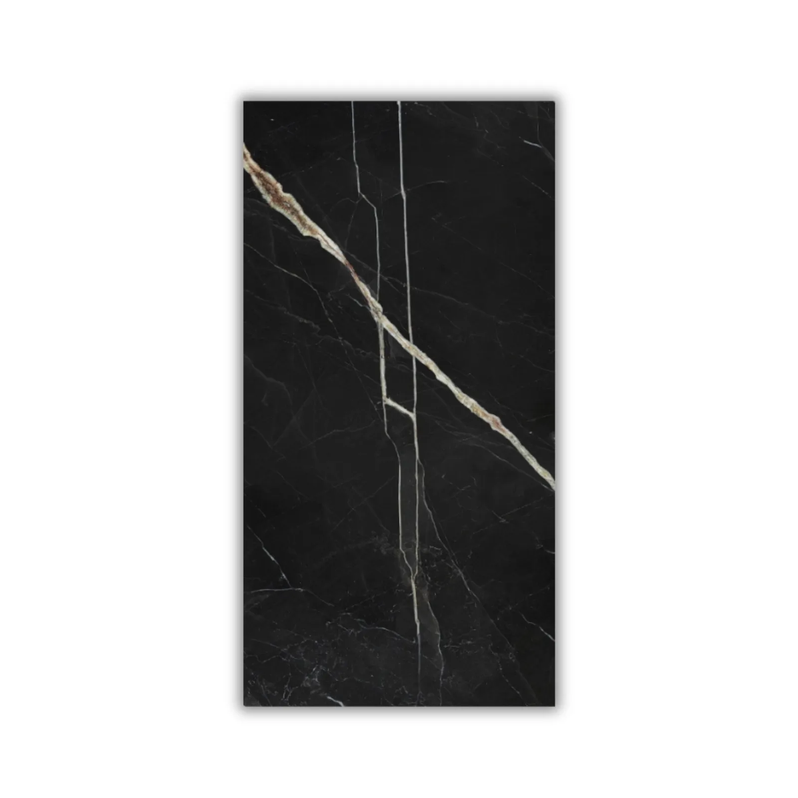 Porcelanato Polido 62x121 Damme Nero Levanto RET "A"