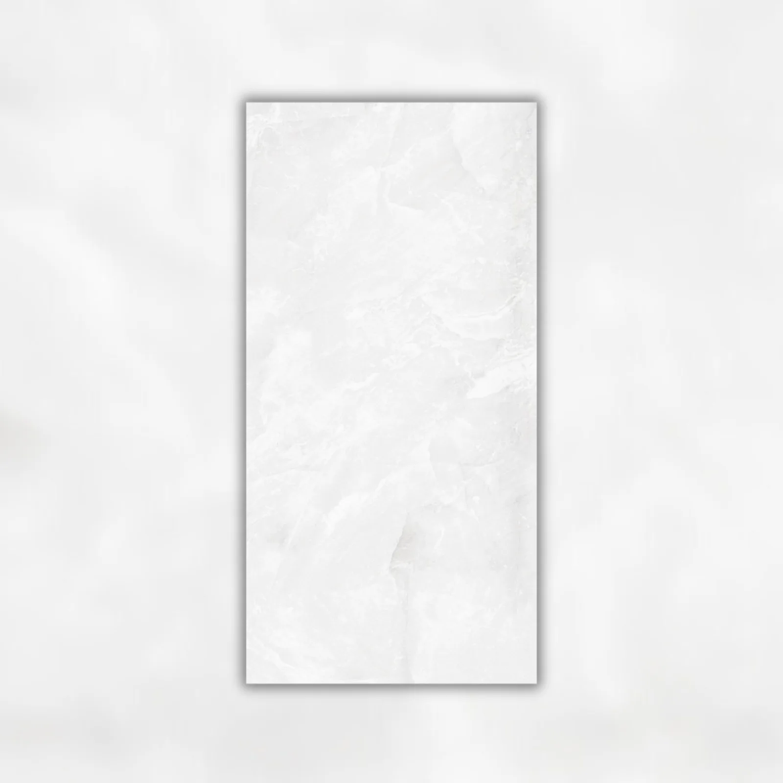 Porcelanato Damme Onix 62x121 Bianco Polido RET "A"