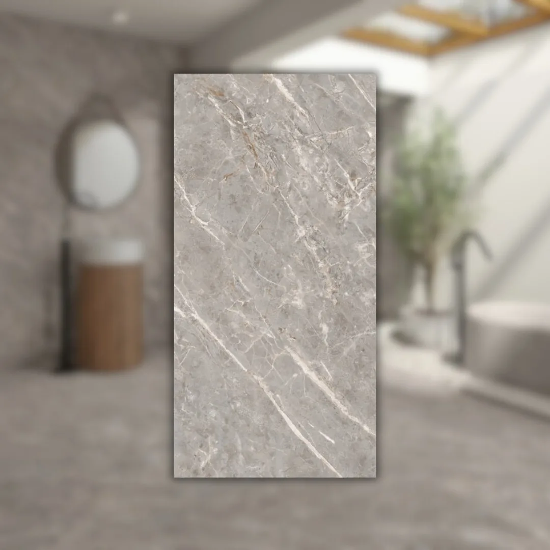 Porcelanato Cinza ADR 62x121 Damme Pietra Del Portoallo RET "A"