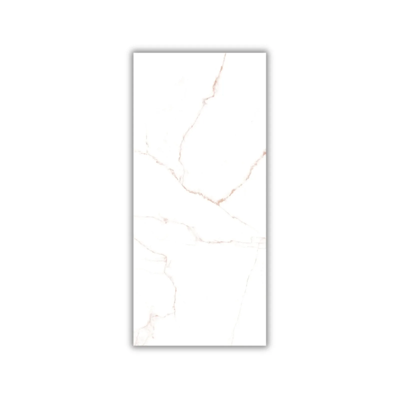 Porcelanato Damme Pigues 62x121 Branco Acetinado RET "A"