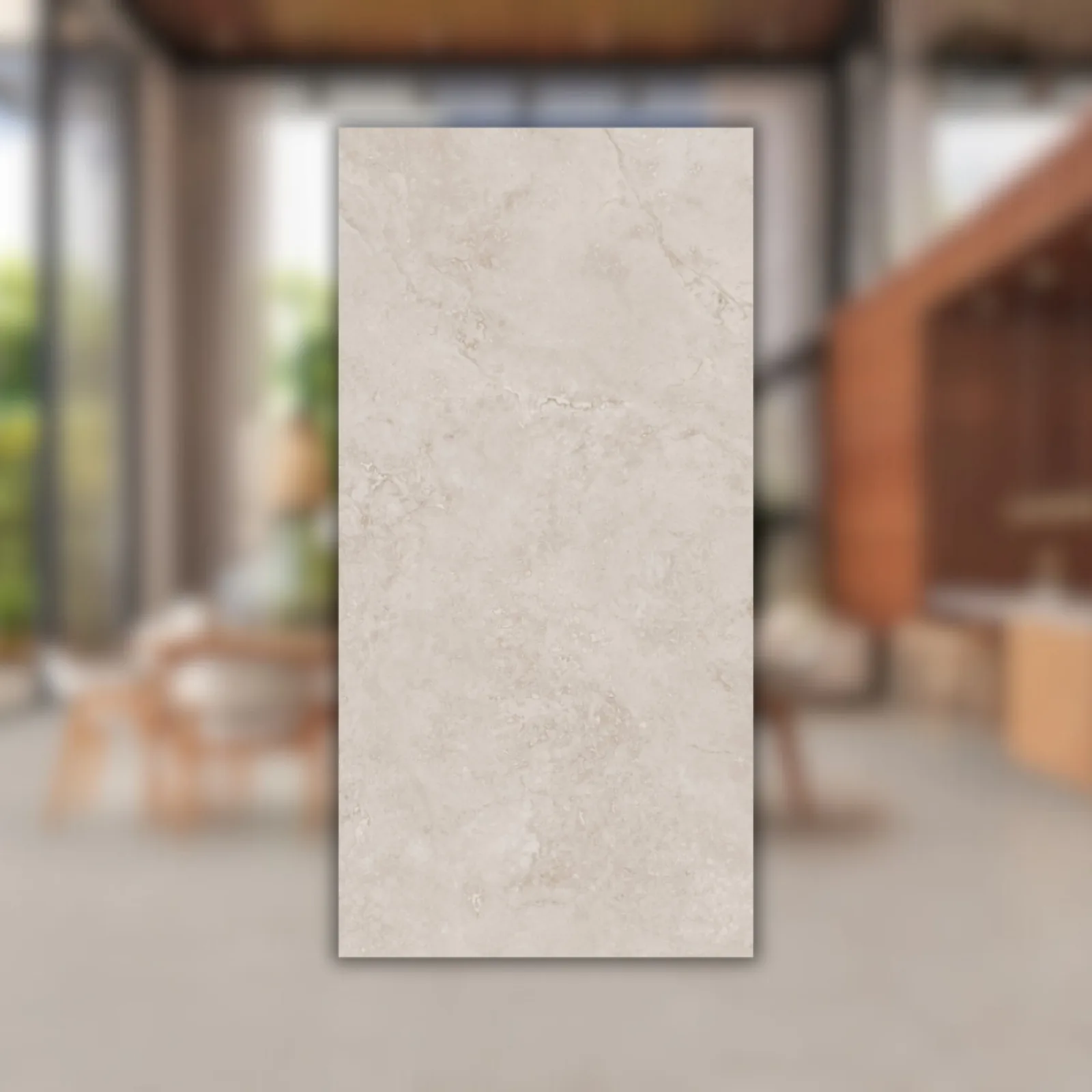 Porcelanato Bege Acetinado 62x121 Damme Rapolano Champagne RET "A"