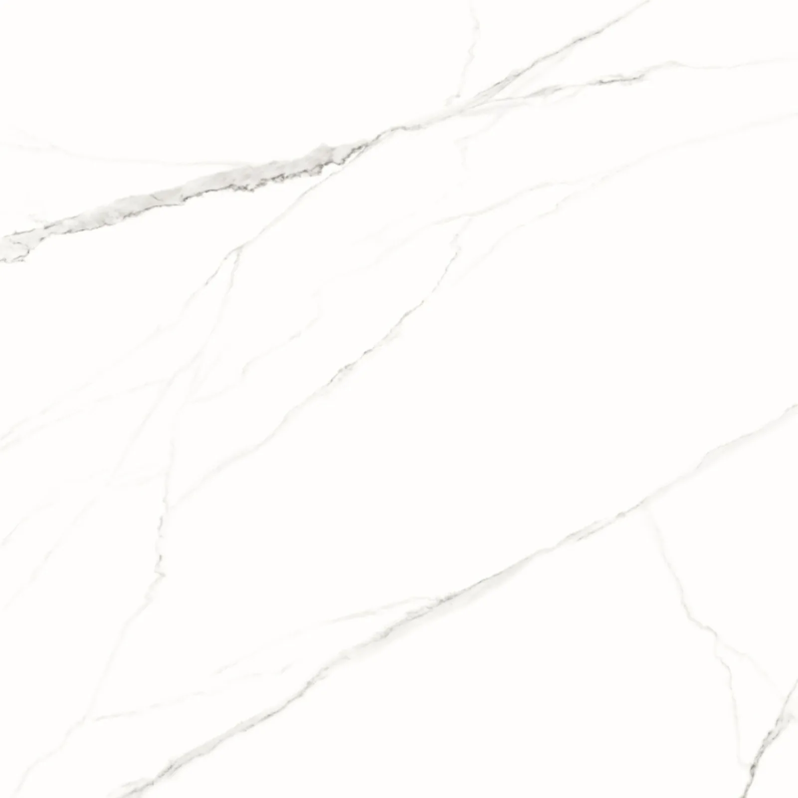 Porcelanato Branco Marmorizado Acetinado 121x121 Damme Statuario RET "A"