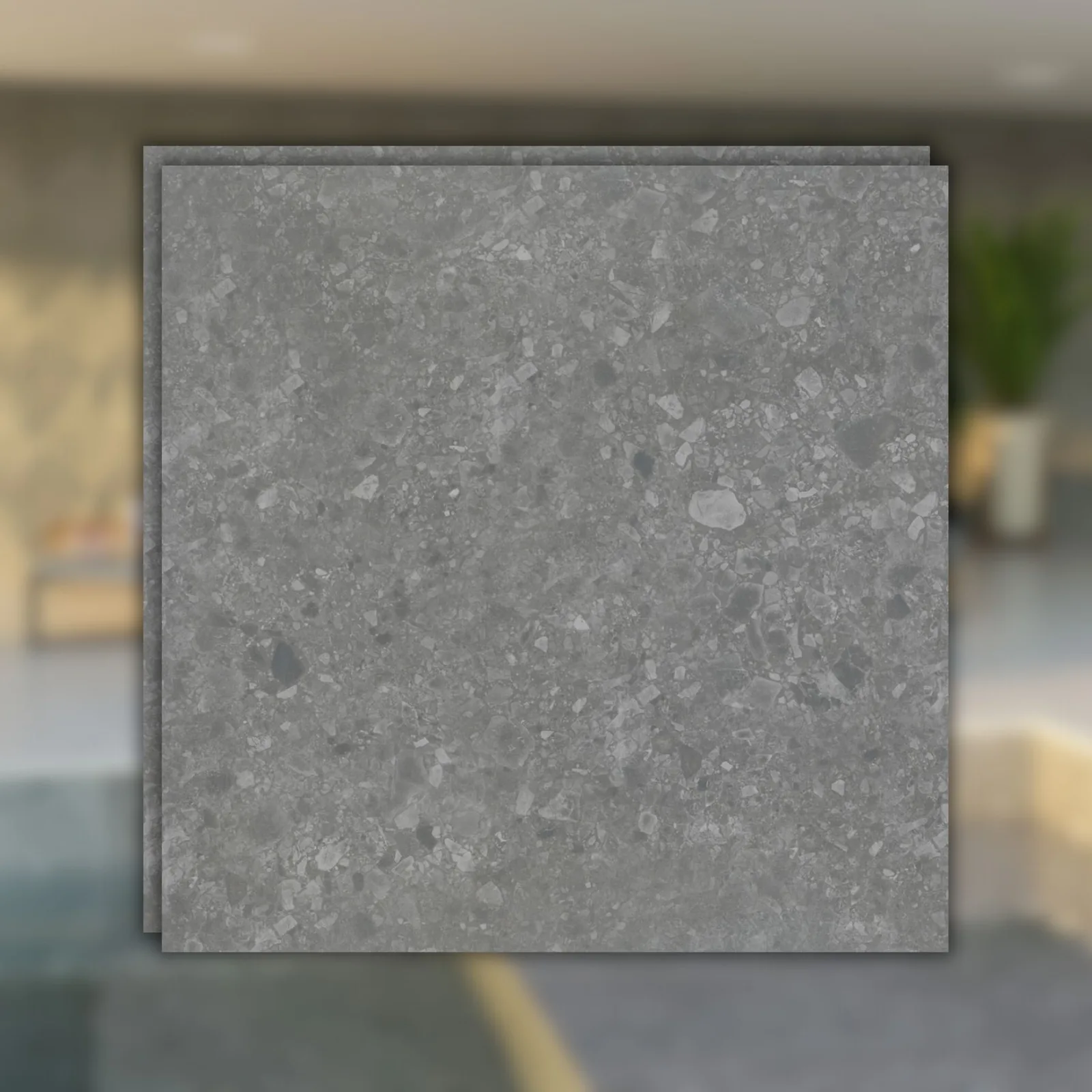 Porcelanato Decortiles Agata 90x90 Carbono Natural RET "A"