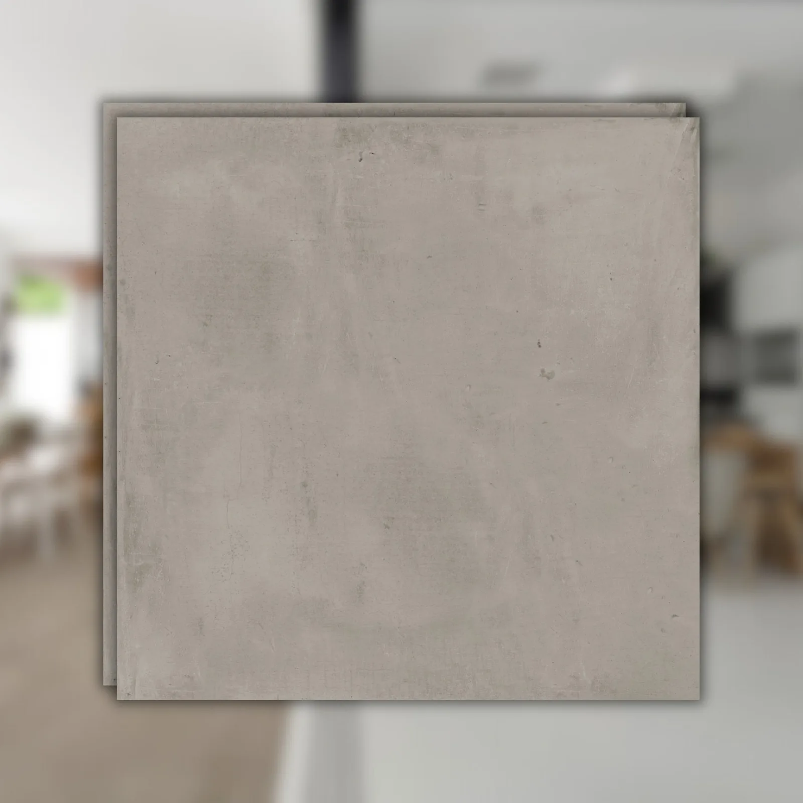 Porcelanato Cinza Externo 90x90 Decortiles Concreto Aparente RET "A"
