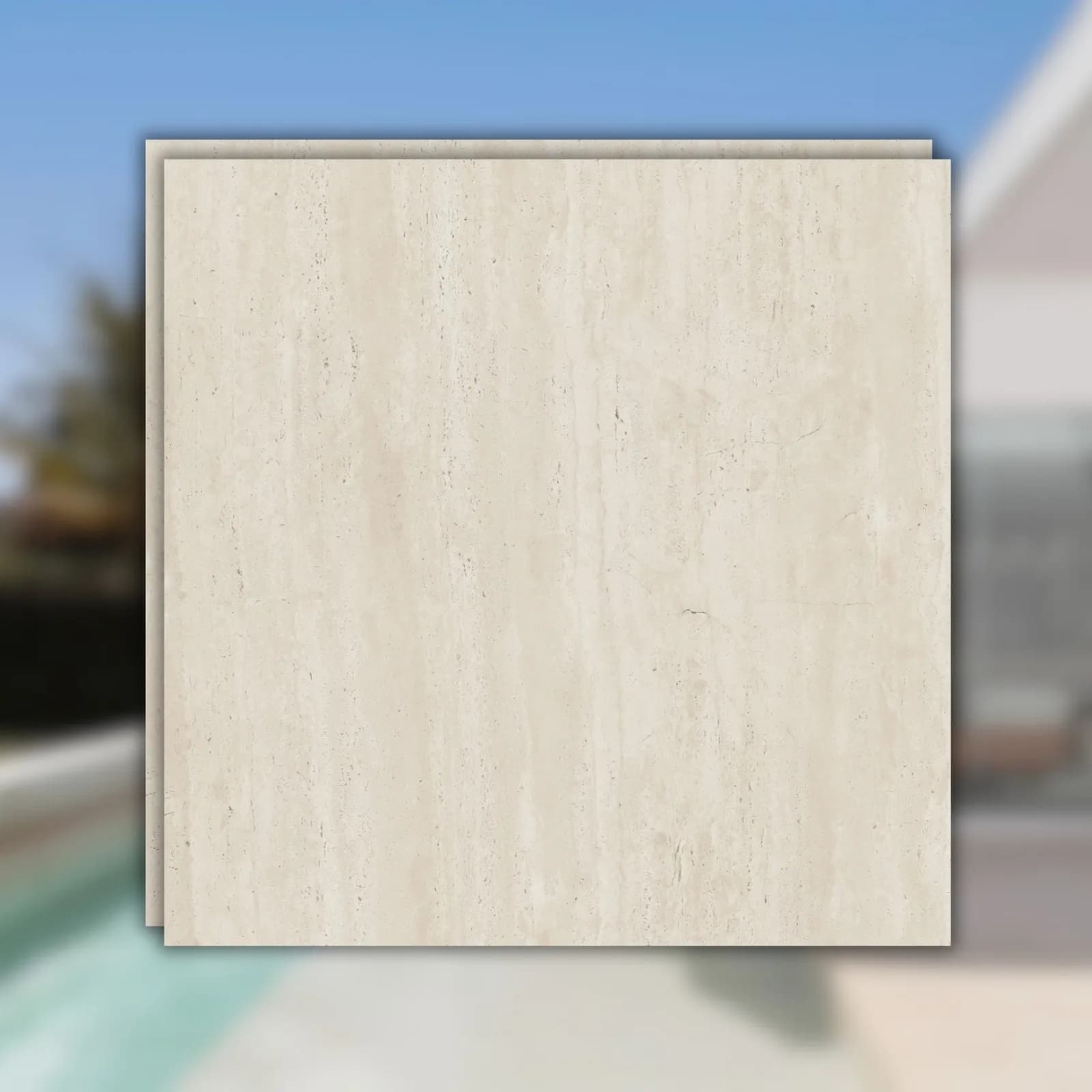 Porcelanato Bege Externo 90x90 Decortiles Home "A"