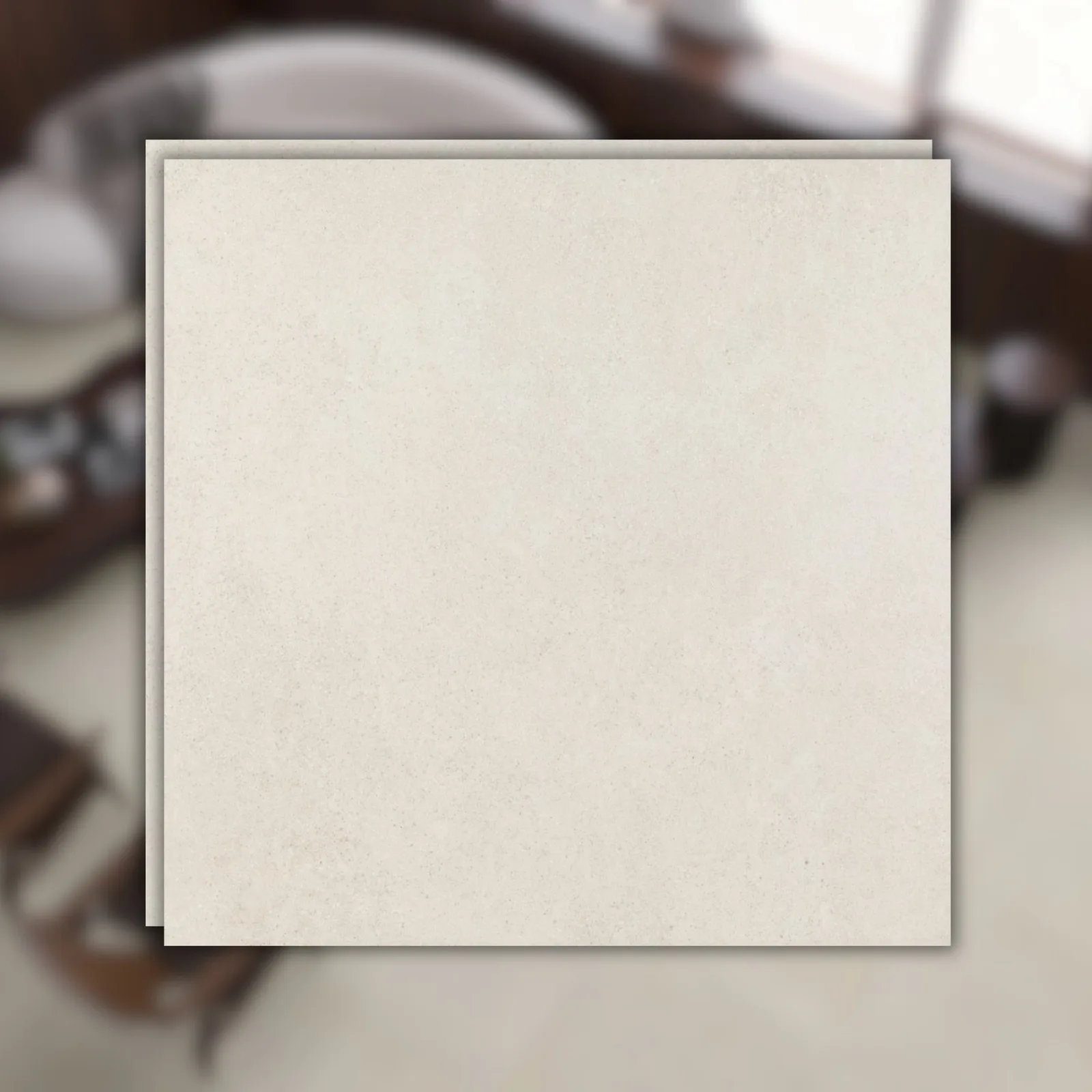 Porcelanato Bege Acetinado 90x90 Decortiles Limestone Areia RET "A"